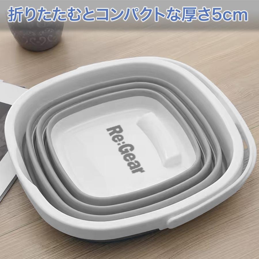 バケツ 折りたたみ 折り畳み おしゃれ 釣り シリコン 製 つけ 洗い 桶 ソフトバケツ 大容量 10L ソフト 掃除 洗車 釣り 防災 キャンプ ゴミ アウトドア【限定】 | ブランド登録なし | 02