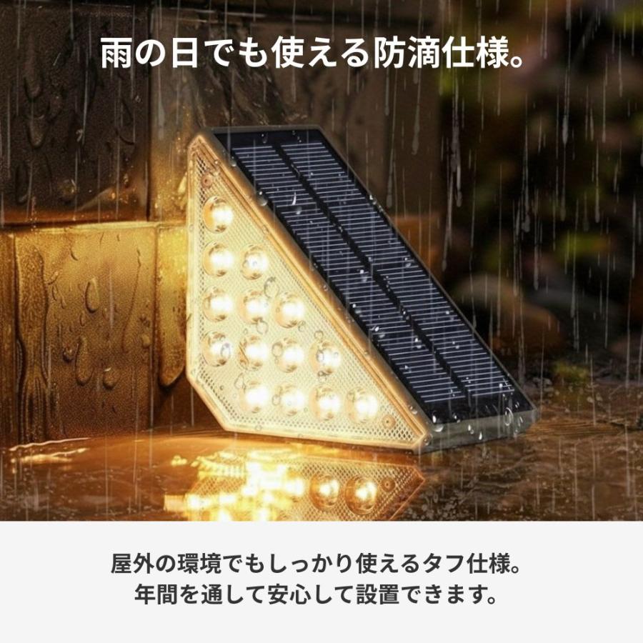 ソーラーライト 屋外 防水 人感 センサーライト 2個入2980円〜 LED