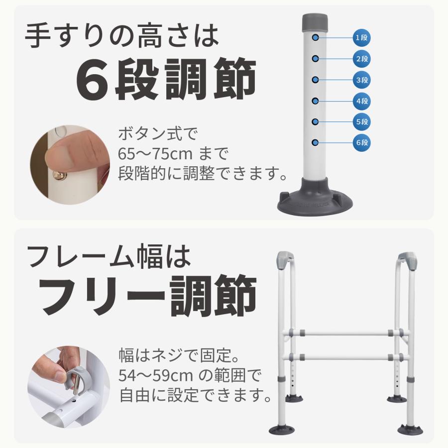 トイレ手すり 置き型 介護 手摺 福祉用具 立ち上がり補助具 トイレ手すり 置き型 介護 手摺 福祉用具 立ち上がり補助具
