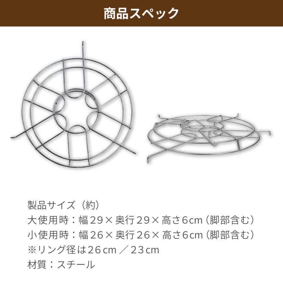五徳 石油ストーブ用 キャンプ 鍋置き ゴトク 五徳単品 ソロキャンプ