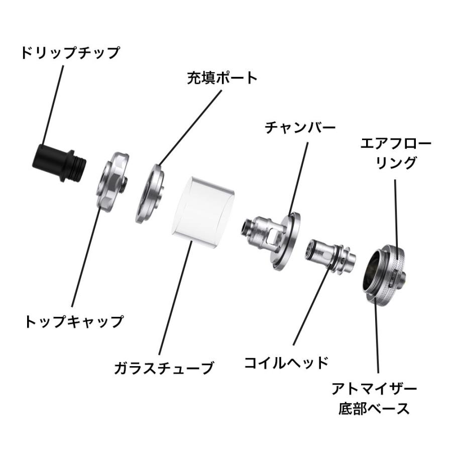 Vapefly Nicolas 2 MTL Tank 2ml STYLE G VERSION 22mm コイル