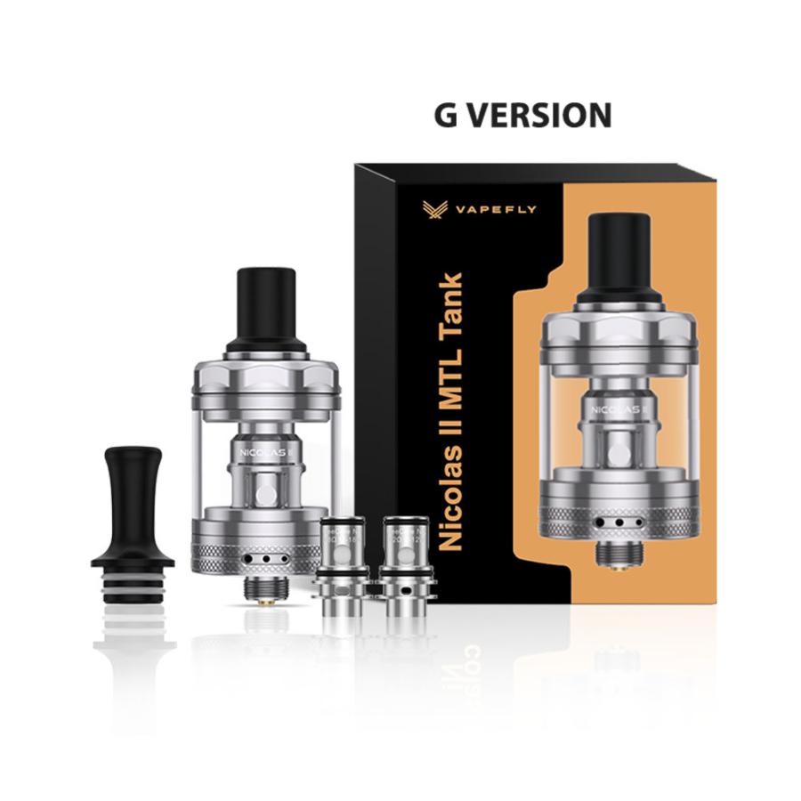 Vapefly Nicolas 2 MTL Tank 2ml STYLE G VERSION 22mm コイル Vapefly Nicolas 2 MTL Tank 2ml STYLE G VERSION 22mm コイル