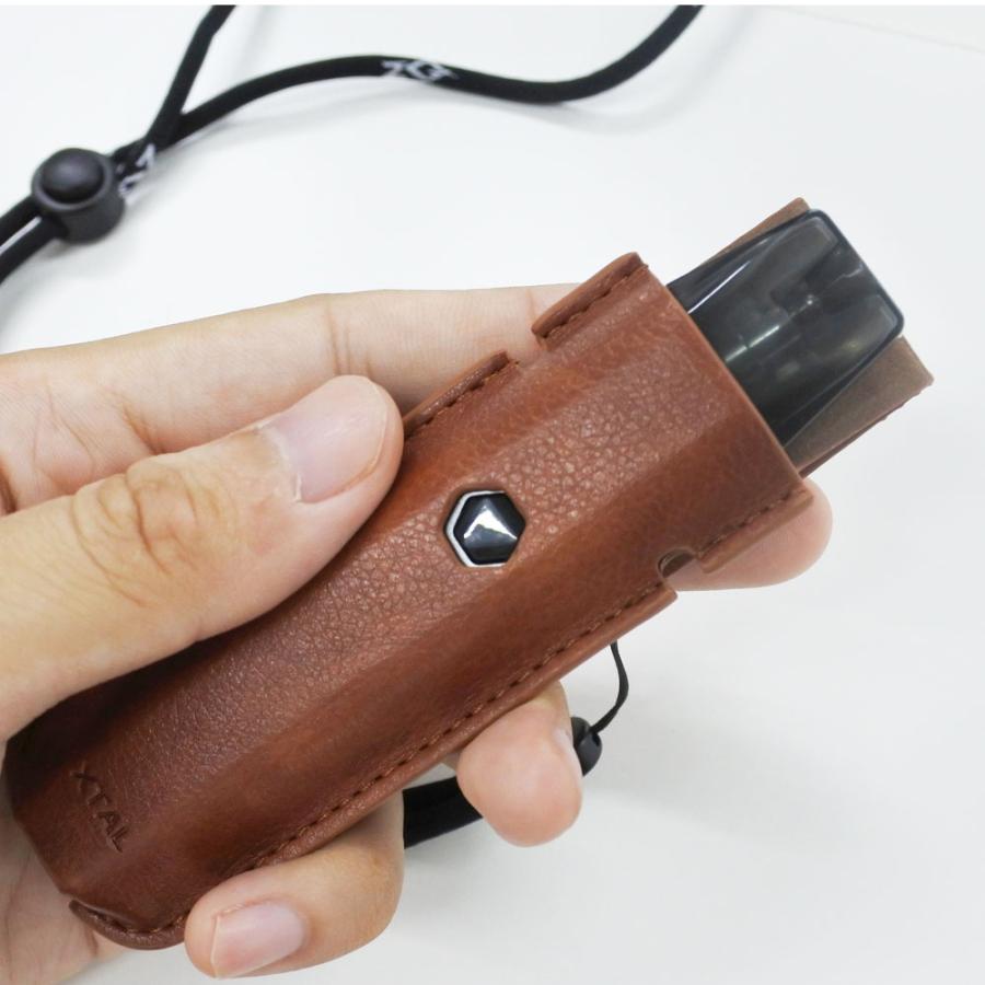 ZQ Xtal Pod + 専用 レザーポーチ + 交換用 POD 1.2Ω 4個 セット エクスタル ポッド 1.8ml 電子タバコ VAPE ベイプ スターターキット 本体 ケース POD型|sanesuline|12