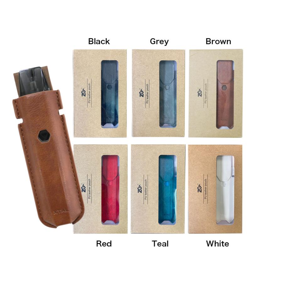 ZQ Xtal Pod + 専用 レザーポーチ + 交換用 POD 1.2Ω 4個 セット エクスタル ポッド 1.8ml 電子タバコ VAPE ベイプ スターターキット 本体 ケース POD型|sanesuline|03