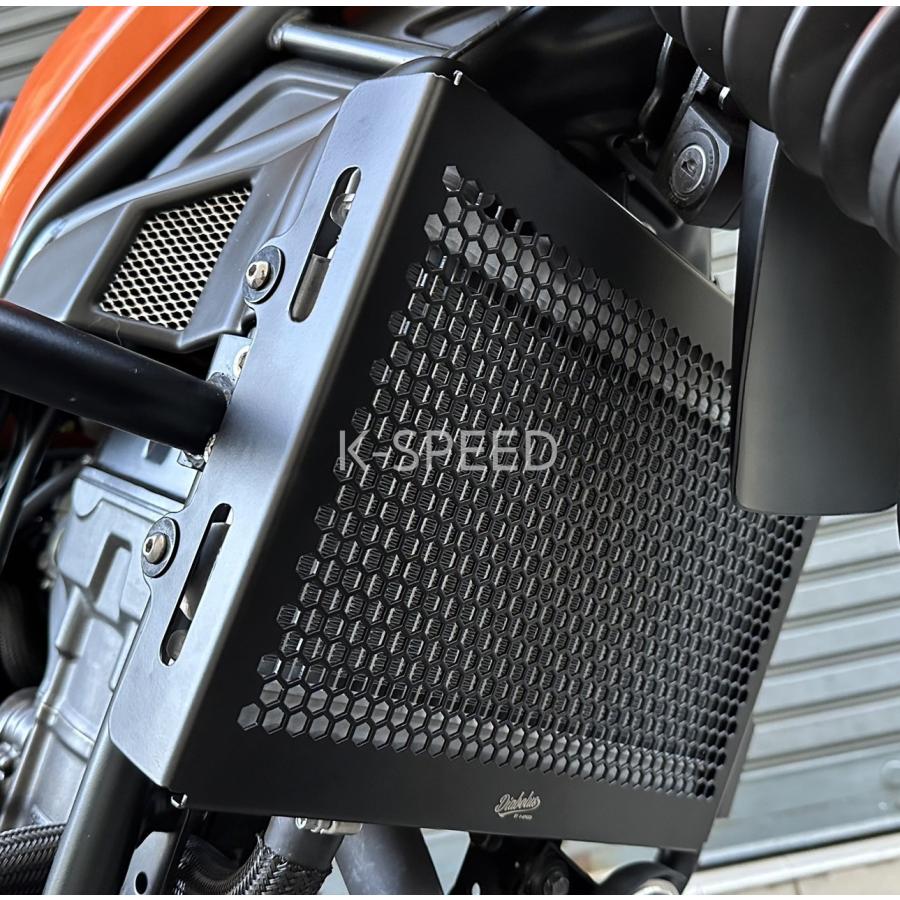 K-SPEED Diablo CL19 ラジエーターガード 六角形 for CL 250, 300, 500 ホンダ Radiator Goard Hexagon Honda｜sanfernando｜02