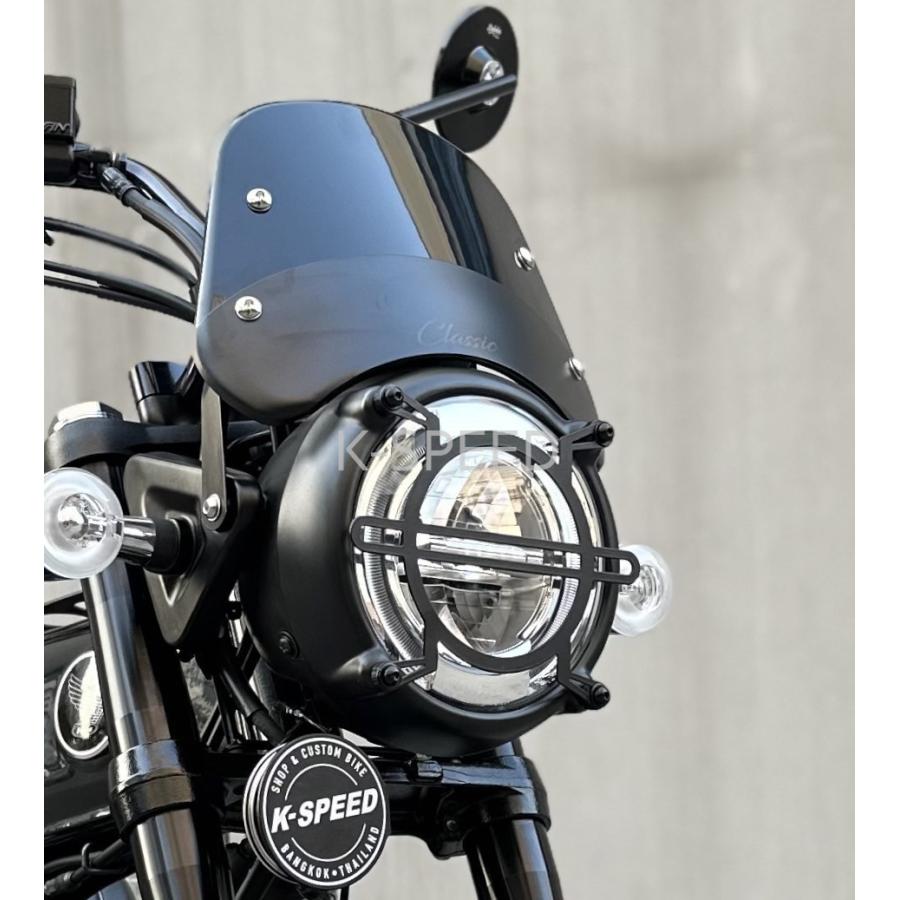 K-SPEED Diablolus CT100 ウィンドシールド Black Windshield (Classic 