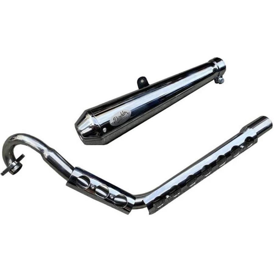 K-SPEED Diablo CT11 クロームメッキマフラー for CT125 ハンターカブ