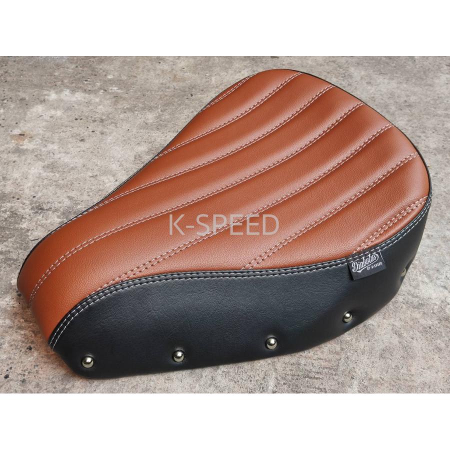 K-SPEED Diablo CT68 ツートーン ヴィンテージシート for CT125 K-SPEED Diablo CT68 ツートーン ヴィンテージシート for CT125