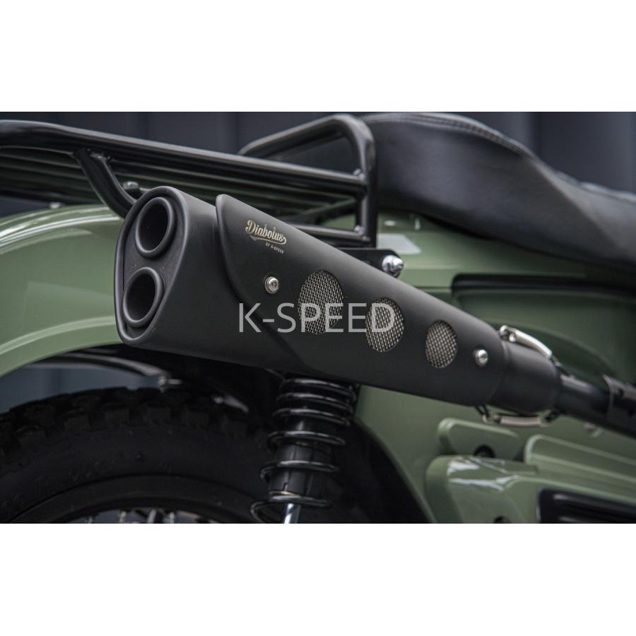 K-SPEED Diabolus CT86 レトロスクランブラーマフラー for CT125 K-SPEED Diabolus CT86 レトロスクランブラーマフラー for CT125