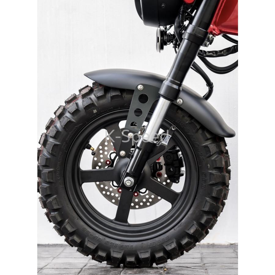 K-SPEED Diablo 新型DAX 125 DX014 ブラック フロントフェンダー K-SPEED Diablo 新型DAX 125 DX014 ブラック フロントフェンダー