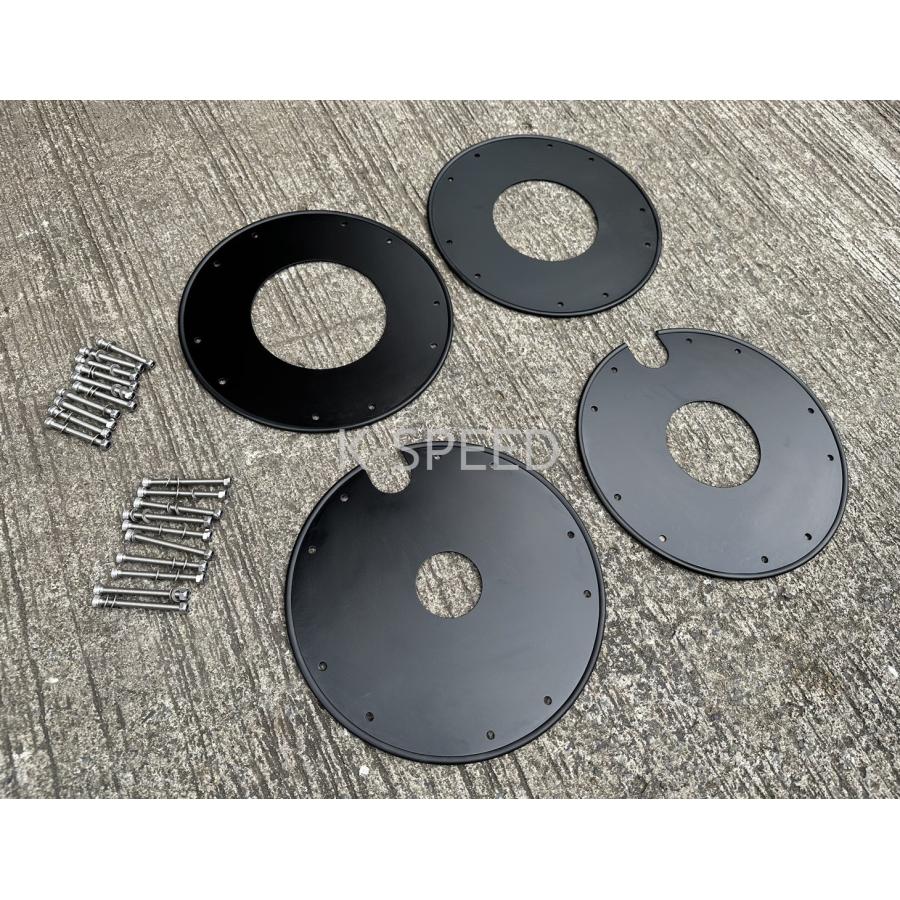 ディスクホイールカバー Amazon | バイク用 ホイールカバー メッキ 10インチ対応 前後 4