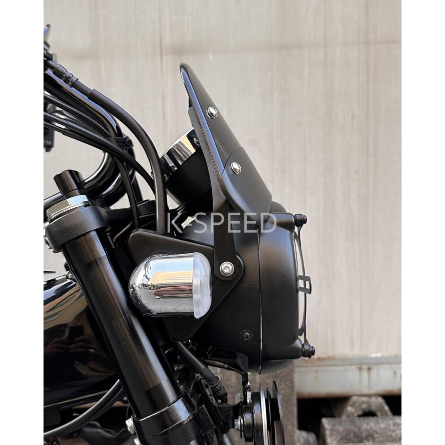 予約販売商品】K-SPEED ウインドシールド クラシック ブラック ホンダ