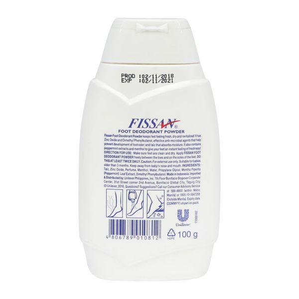 FISSAN Foot Deodorant Powder 100g フィサン フットデオドラント パウダー 100グラム