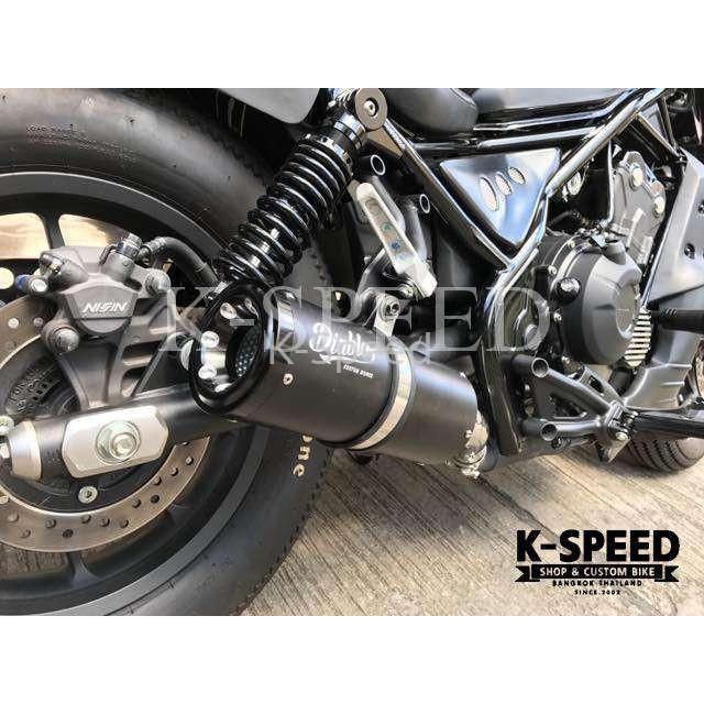 K-SPEED Diabolus RB0079 Bom Slip-on Exhaustfor Rebel250/500 K-SPEED Diabolus RB0079 Bom Slip-on Exhaustfor Rebel250/500