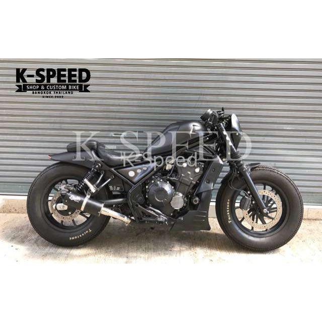 K-SPEED Diabolus RB0079 Bom Slip-on Exhaustfor Rebel250/500 K-SPEED Diabolus RB0079 Bom Slip-on Exhaustfor Rebel250/500