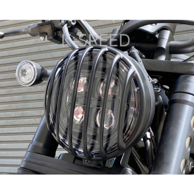 K-SPEED Diabolus RB0158 ヘッドライトカバー V2 headlight cover Vertical For Honda Rebel 250 \u0026 500 Year 2020-2022 レブル ホンダの画像