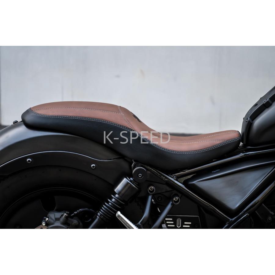 限定値下げ！レブル　ダッブルシート　RB0174 K-SPEED Diabolus RB0174 ツートンカスタムスペシャルシート