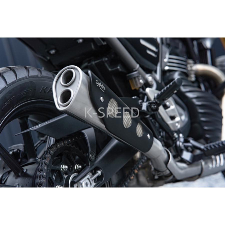K-SPEED Diabolus SX21 スリップオンマフラー Retro Slip on exhaust