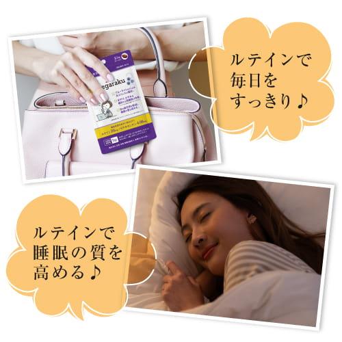 ルテイン 目のサプリ 機能性表示食品 ぼやけ かすみを緩和する 眼の疲労感軽減 ゼアキサンチン 約1ヶ月分 めがらく 31粒 3袋 | エクセレントメディカル | 18