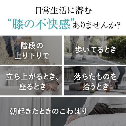 ひざ 関節 軟骨 の保護に役立つ プロテオグリカン サプリ 日常生活の膝の動きを改善 医師監修 機能性表示食品 潤ひざ 90粒 2袋 約2ヶ月分 | エクセレントメディカル | 03