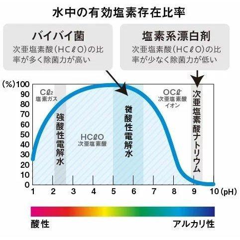 次亜塩素酸 バイバイ菌  高濃度500ppm 2.5L パウチ 微酸性次亜塩素酸水 2個購入でもう1セット付いて合計9L | バイバイ菌 | 13