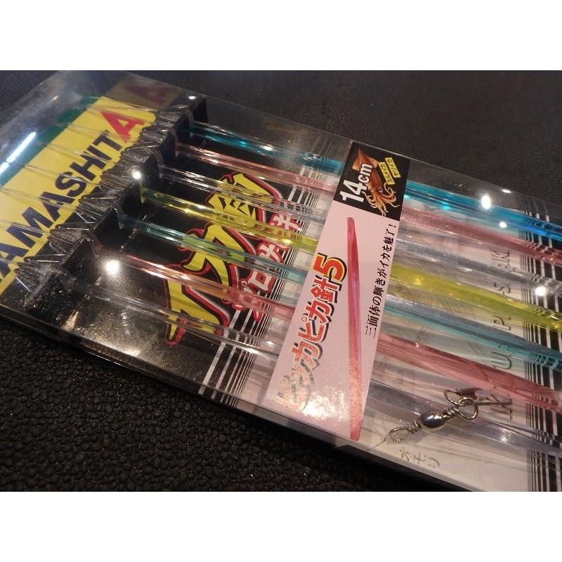 いかやきページ ピッカピカ針14cm7本 スルメイカ用 イカ釣り仕掛け 507-966