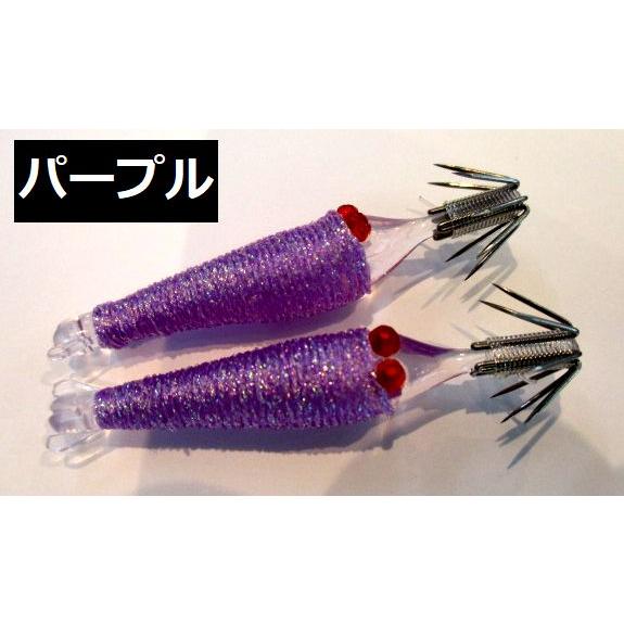シュリンプスッテ ラメラメ仕様 2本組 マルイカ用 イカ釣りスッテ