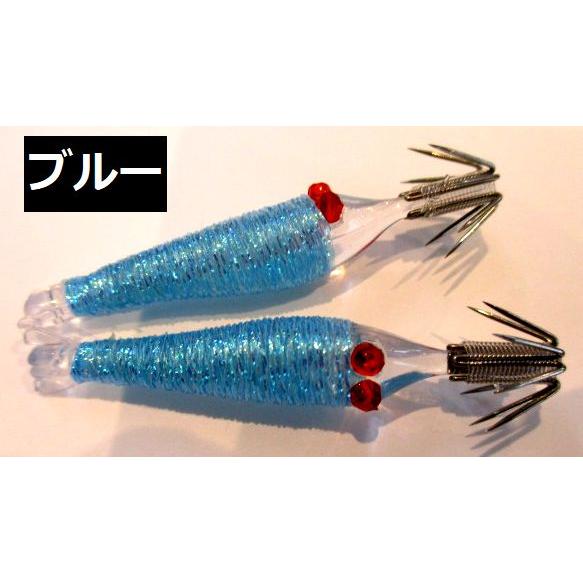 シュリンプスッテ ラメラメ仕様 2本組 マルイカ用 イカ釣りスッテ