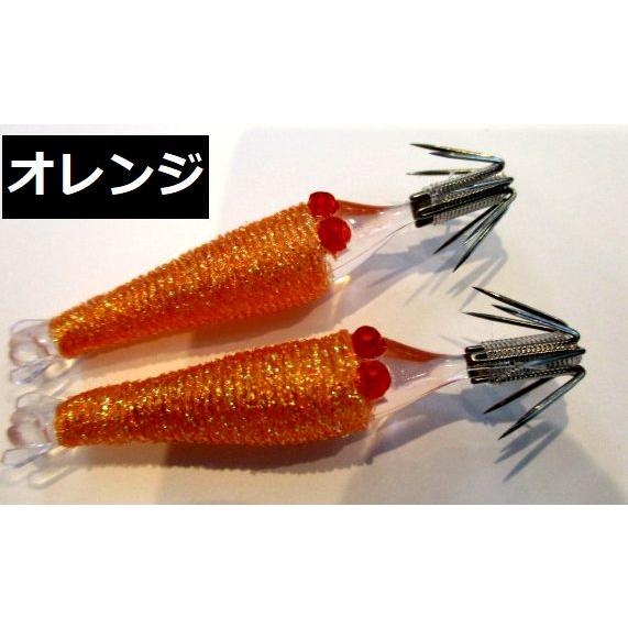 シュリンプスッテ ラメラメ仕様 2本組 マルイカ用 イカ釣りスッテ