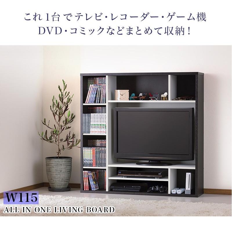 最高の テレビボード ハイタイプ 1人暮らし 幅115 黒 白 モダン 収納 幅1cm 保証書付 Studiostodulky Cz