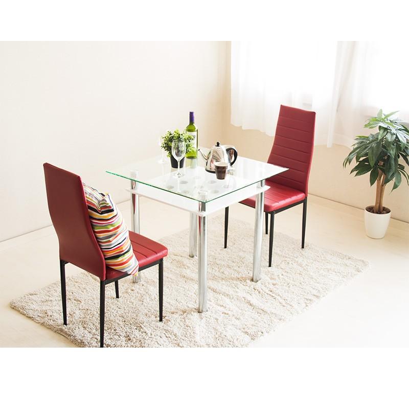 【2脚セット】ダイニングチェア 北欧 おしゃれ ダイニングチェアー【レッド】 楽天市場】ダイニングチェア 2脚セット（カラーレッド）の通販