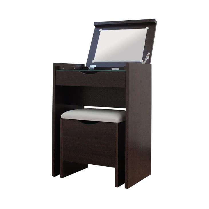 新品未使用　ドレッサー　鏡台② イス 楽天市場】ドレッサー 全身鏡 おしゃれ スツール付き 姿見ドレッサー