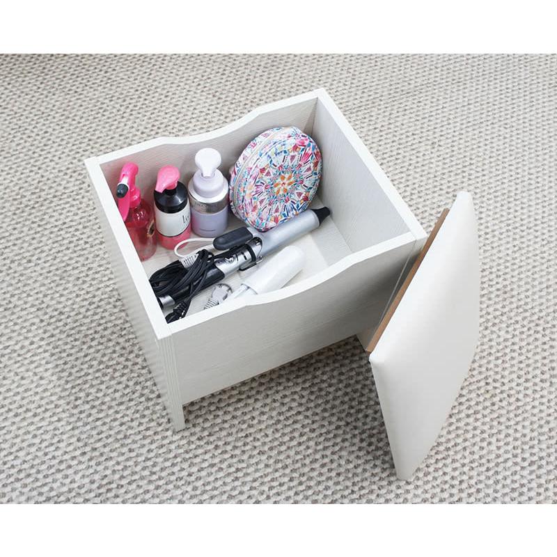 ドレッサー 鏡台 ミラー スツール付 化粧台 鏡 デスク 椅子 2点セット