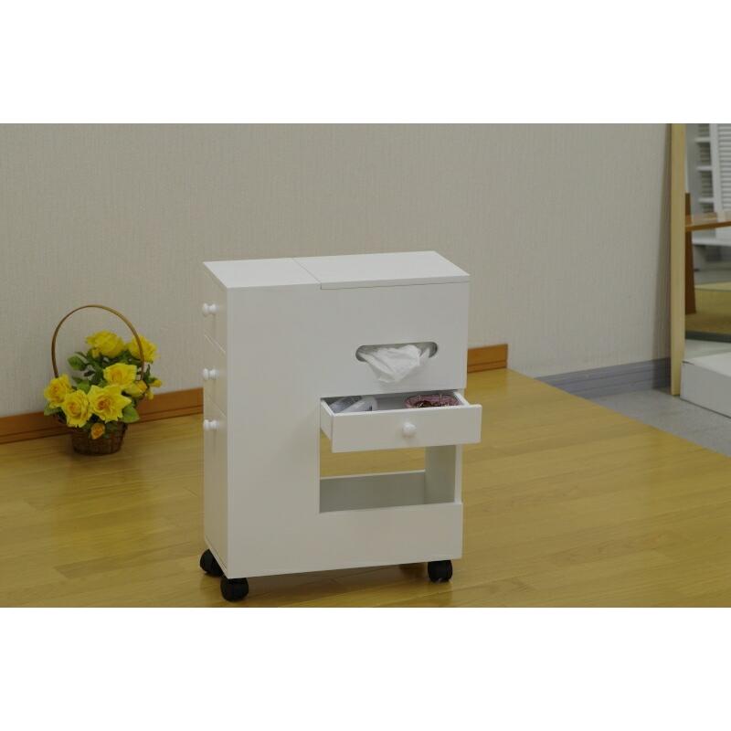 ドレッサー コスメボックス キャスター付き 鏡台 化粧台 コスメ収納