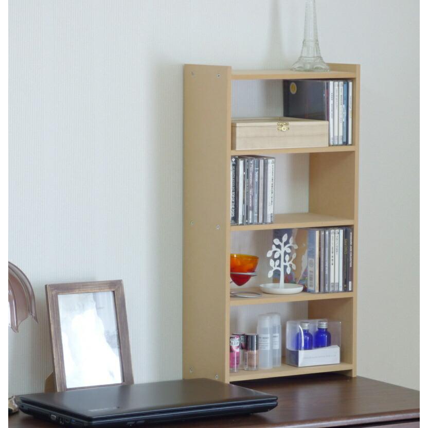 机上ラック デスク用 オフィス コンビラック 4段 ワイド 棚 卓上