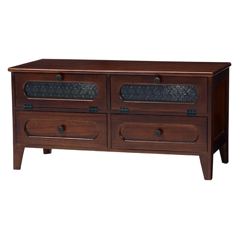 TV台 幅90 すりガラス アンティーク テレビ台 テレビボード 和風 洋風