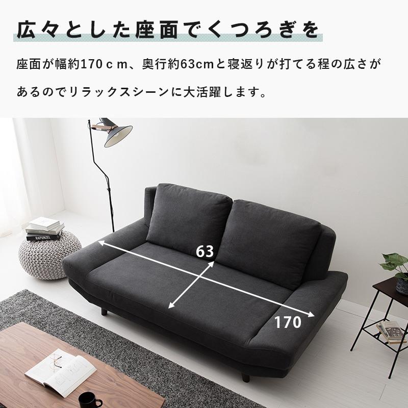 クッション付き　ソファ椅子　グレー　2人掛け ソファー ソファ 2人掛け ソファーベッド 一人掛けソファ オットマン