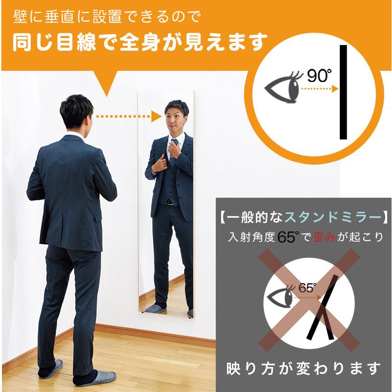 大型 鏡 日本製 120×180 壁掛けタイプ 割れない スポーツミラー