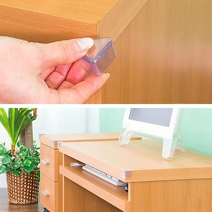 デスク 日本製 幅90 ロー チェスト 2点セット 黒 白 パソコンデスク