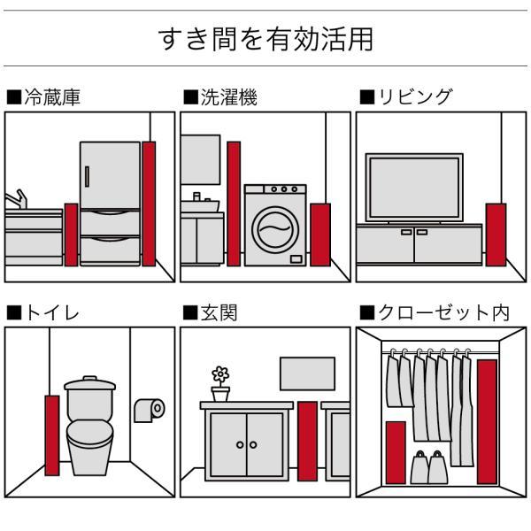 5ミリ単位 オーダーラック ロータイプ すき間ラック 日本製 5mm単位 奥行29.5 奥行30 高さ90 国産 隙間収納 ラック すき間 隙間収納ラック 隙間の画像