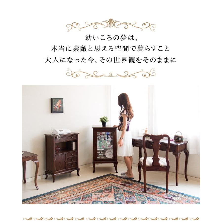 リビングボード ルーター収納 ヨーロピアン アンティーク 猫脚 電話台