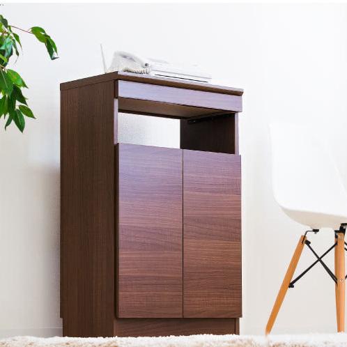 キャビネット 幅52cm 棚 寝室 おしゃれ 収納 リビング収納 黄金