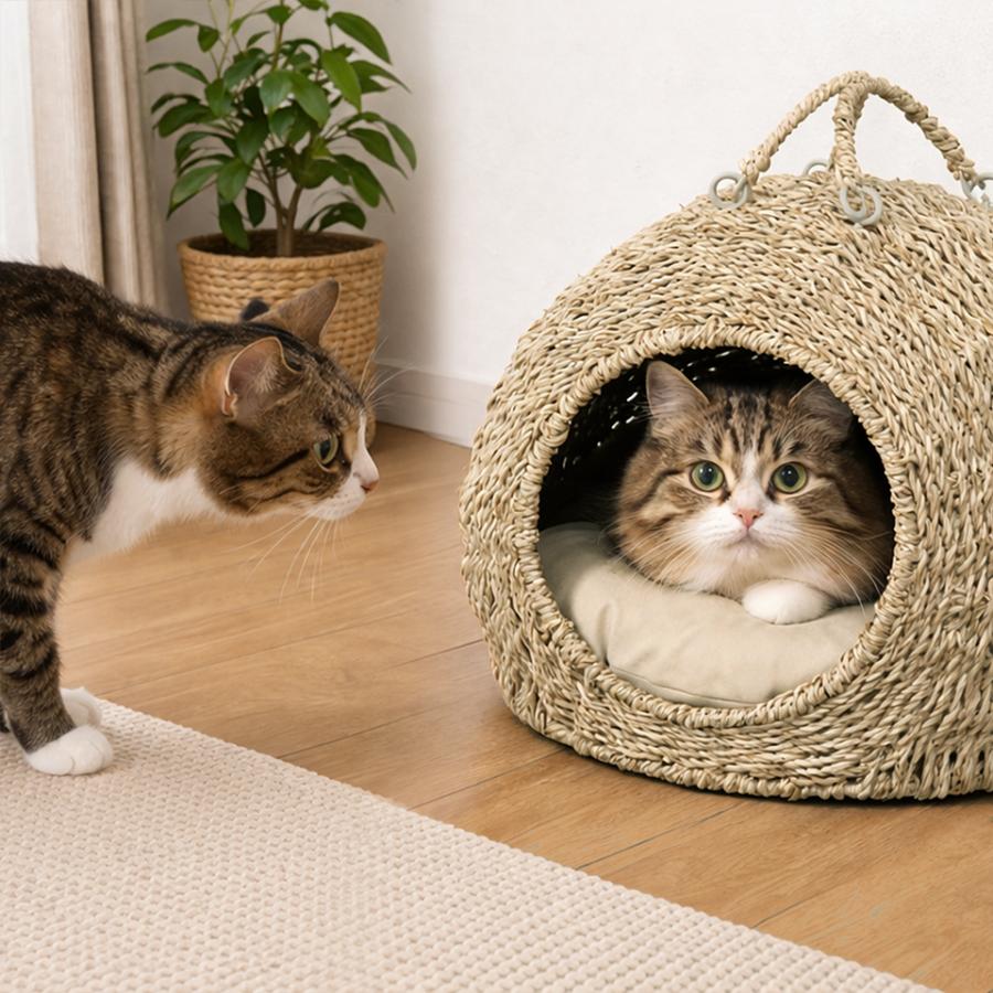 ペットちぐら 中 犬 猫 室内用 ペットハウス 猫ちぐら つぐら 猫ハウス