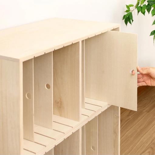 かばん収納 ラック 桐 ロータイプ 幅60 大切なバッグの保管に 桐箱