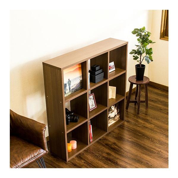 間仕切りラック 本棚 A4 オープンラック 間仕切り 正方形 リビング収納