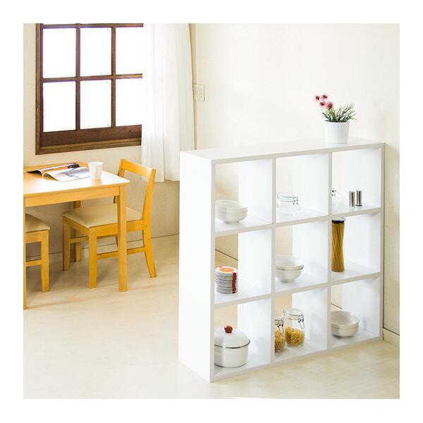 間仕切りラック 本棚 A4 オープンラック 間仕切り 正方形 リビング収納