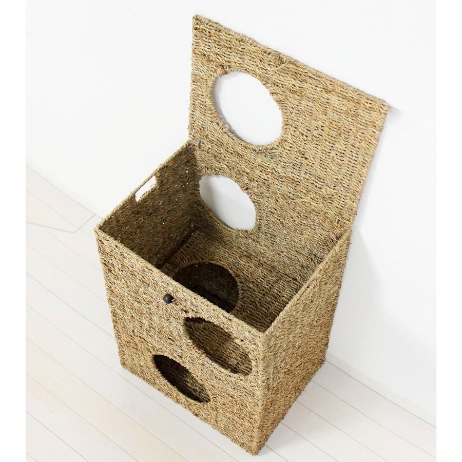 猫ちぐら 箱ボックス型 猫トンネル 猫ハウス 天然素材 猫つぐら 猫ちぐら 箱ボックス型 猫トンネル 猫ハウス 天然素材 猫つぐら