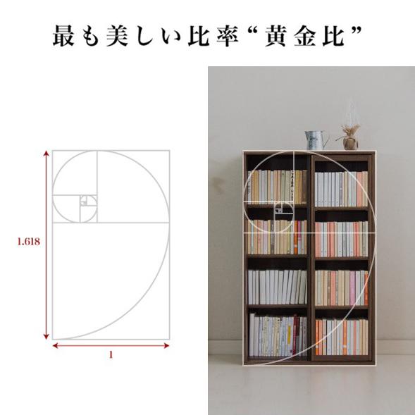 スライド本棚 全段B6 幅60cm 奥深 シングルスライド 本棚 単品 スリム