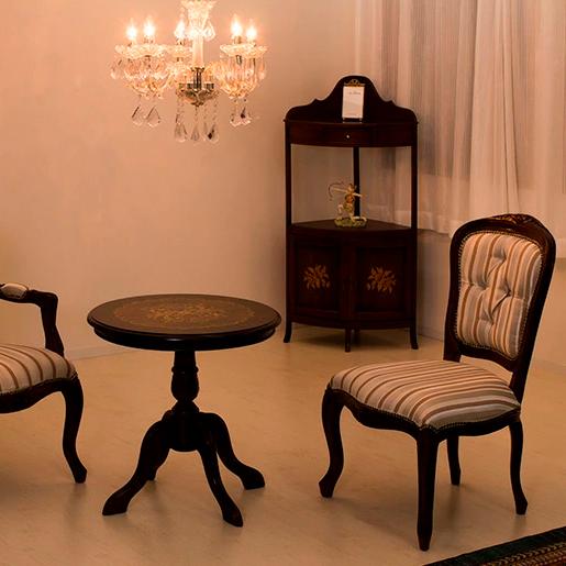 チェア 2脚セット 肘無し ヨーロピアン家具 クラシック 可愛い