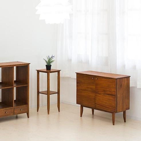 テレビ台 黄金比 天然木 北欧 アンティーク 収納 完成品(脚のみ取付